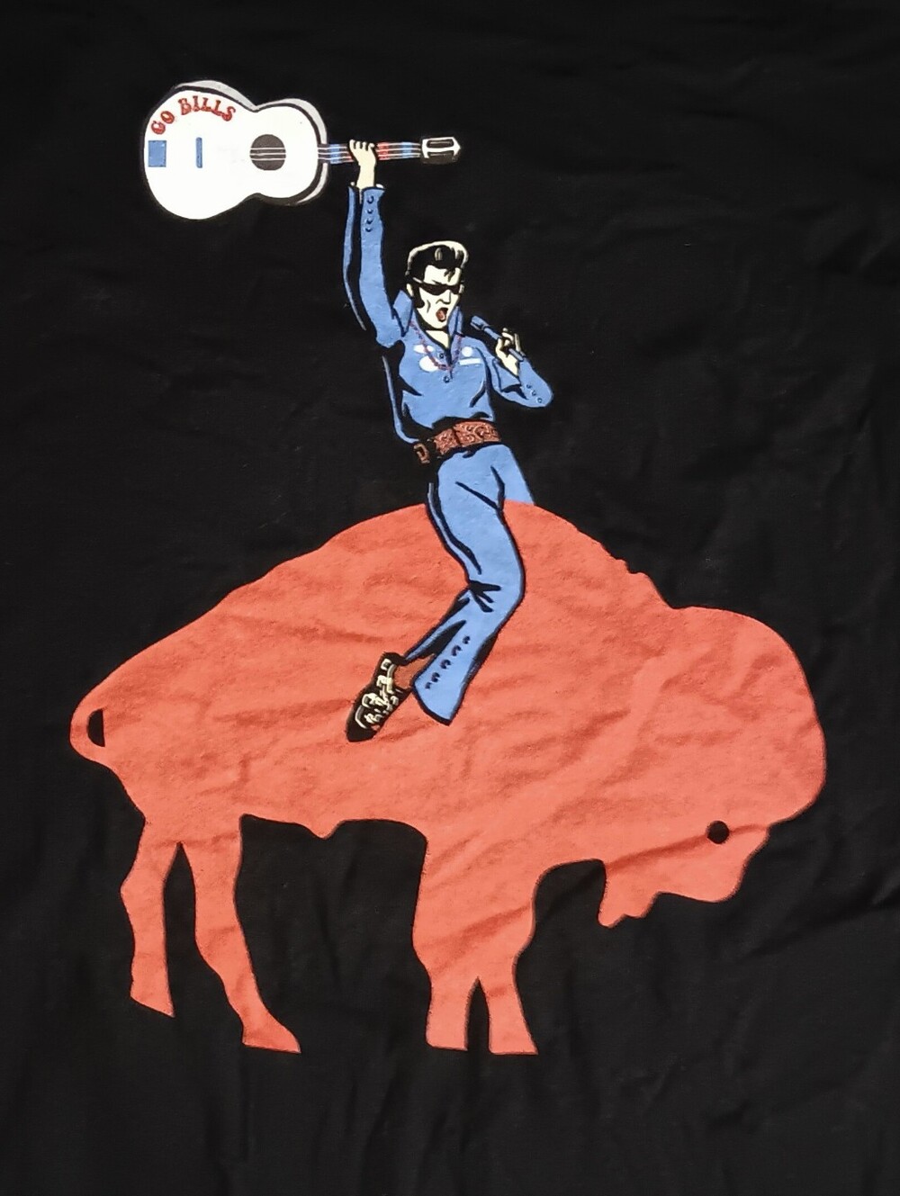 Buffalo Bills Elvis Presley t-shirt Go Bills NFL Football Josh Allen